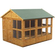 Power 10x8 Apex Potting Shed - Double Door